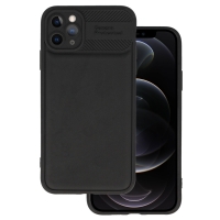 iPhone 13 Pro Silicone Honeycomb Camera Protection Case Black
