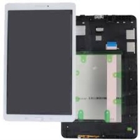 Samsung T560 / T561 / Galaxy TAB E Frontcover + Lcd + Touch White Original (Service Pack)