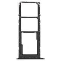 Samsung Galaxy A02s / A025F / A025G Dual Sim Tray Holder Black Original (Service Pack)
