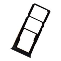 Samsung Galaxy A30s / A307F Sim + Memory Card Tray Holder Black Original (Service Pack)