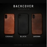 Samsung Galaxy A54 5G / A546B Back Cover Genuine Leather Minim Case Brown