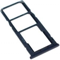 Samsung Galaxy A20s / A207F Dual Sim Tray Holder Black Original (Service Pack)