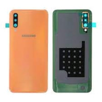 Samsung Galaxy A50 / A505F Battery Cover + Camera Lens Orange / Coral Original (Service Pack)