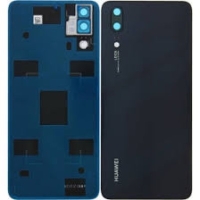 Huawei P20 Battery Cover + Camera Lens Black Original (Service Pack)