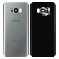 Samsung Galaxy S8 Plus / G955F Battery Cover + Camera Lens Silver Original (Service Pack)