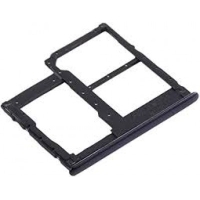 Samsung Galaxy A41 / A415F Dual Sim + Memory Card Tray Black Original (Service Pack)