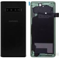 Samsung Galaxy S10 / G973F Battery Cover + Camera Lens Black Original (Service Pack)