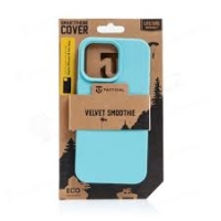 iPhone 15 PLUS Silicone Tactical Velvet Case Light Blue