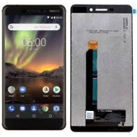 Nokia 6.1 Lcd  + Touch (NO FRAME) REFURB. (as New) Black Original (0% FAULTY RETURNS)