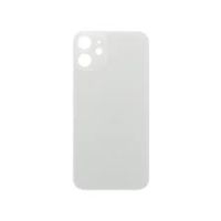 iPhone 12 Big Camera Hole Back Cover SILVER / WHITE (NO LOGO) Grade A