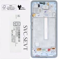 Samsung Galaxy A53 5G / A536B Frontcover + Lcd + Touch Light Blue Original (Service Pack)