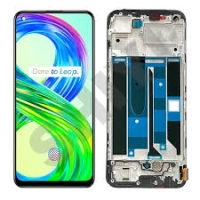 Realme 8 Frontcover + Lcd (TFT) + Touch Black Grade A