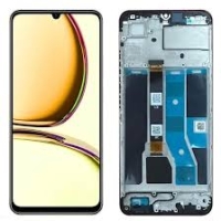 Realme C53 Frontcover + Lcd (IPS) + Touch Black Grade A