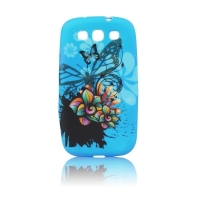 Samsung Galaxy S4 / i9505 / i9506 Silicone Design Case Blue