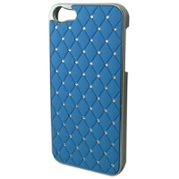 iPhone 5 / 5S / SE Hard Case With Diamonds Blue