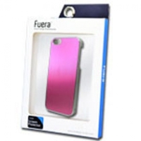iPhone 5 / 5s / SE Fuera Metallic Plate Case pink inc. Scr. Prot.