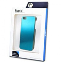 iPhone 5 / 5s / SE Fuera Metallic Plate Case blue inc. Scr. Prot.