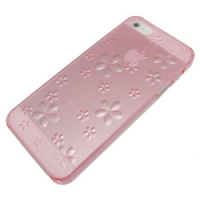 iPhone 5 / 5S / SE Pink Blossom Hard Case (Aναγλυφο)