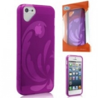 iPhone 5 / 5s / SE Silicone Olo Glasier Case Purple
