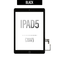 iPad Air / iPad 5th GEN. 9.7 (2017) Touch + Home + IC + Adhesive Tape Black Refurb. (as New) Original