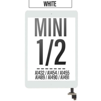 iPad Mini / iPad Mini 2 Touch + Home + ORIGINAL IC + Adhesive Tape White Grade A+ / Original