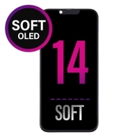 iPhone 14 Lcd  + Touch Black SOFT OLED Grade A+ (REMOVABLE IC) (WARRANTY AFTER INSTALLATION) .note.