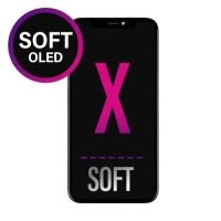 iPhone X Lcd + Touch  Black SOFT OLED Grade A+ (WARRANTY AFTER INSTALLATION) .note.