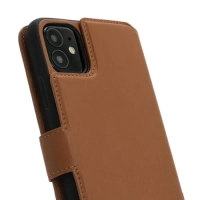 Samsung Galaxy S21 Ultra / G998B Book Genuine Leather Minim 2 Case Brown