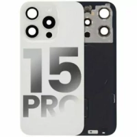 iPhone 15 Pro Back Cover Magsafe + Camera Lens White Grade A