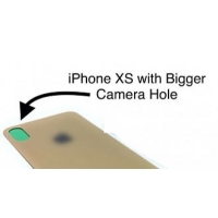 iPhone XS Big Camera Hole Back Cover GOLD Grade A