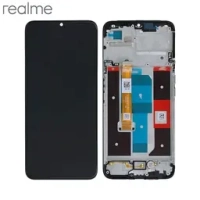 Realme C35 Frontcover + Lcd  + Touch REFURB. (as New) Black Original
