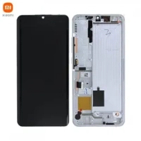 Xiaomi Mi Note 10 / Mi Note 10 Pro Frontcover + Lcd + Touch White / Silver Original (Service Pack)