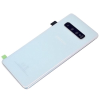 Samsung Galaxy S10 / G973F Battery Cover + Camera Lens White DEMO SWAP (as New) Original (Service Pack)