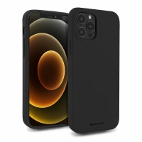 iPhone 16 Pro Max Silicone Mercury Soft Feeling Case Black