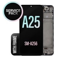 Samsung Galaxy A25 5G / A256B Frontcover + Lcd + Touch Black Original (Service Pack)