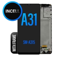 Samsung Galaxy A31 / A315F Frontcover + Lcd   + Touch (NO FINGERPRINT) Black Grade A (HQS - WARRANTY AFTER INSTALLATION)