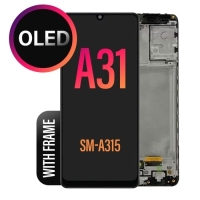 Samsung Galaxy A31 / A315F Frontcover + Lcd  (OLED) + Touch Black Grade A+