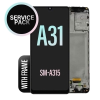 Samsung Galaxy A31 / A315F Frontcover + Lcd + Touch Black Original (Service Pack)
