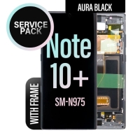 Samsung Galaxy Note 10 Plus / N975F / N976B Frontcover + Lcd + Touch BLACK Original (Service Pack)
