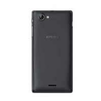 Sony Xperia J / ST26i Battery Cover Black Original