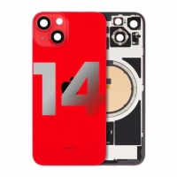 iPhone 14 Back Cover Magsafe + Camera Lens Red Grade A
