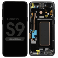 Samsung Galaxy S9 / G960F Frontcover + Lcd (OLED) + Touch Black Grade A+