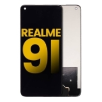 Realme 9i  Lcd + Touch (NO FRAME) Black Grade A (HQS - WARRANTY AFTER INSTALLATION) .note.