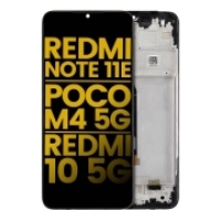 Xiaomi Poco M4 5G Frontcover + Lcd  (IPS) + Touch Black Grade A