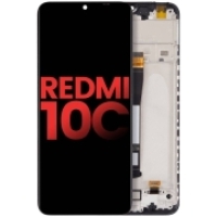 Xiaomi Redmi 10C Frontcover + Lcd (IPS) + Touch Black Grade A