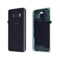Samsung Galaxy S8 / G950F Battery Cover + CAMERA LENS Black  Grade A