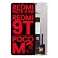 Xiaomi Poco M3 / Redmi 9T  Lcd (IPS) + Touch (NO FRAME) Black Grade A