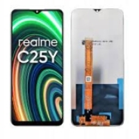 Realme C25Y  Lcd (IPS) + Touch (NO FRAME) Black Grade A