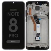 Xiaomi Redmi Note 8 Pro Frontcover + Lcd  (IPS) + Touch BLACK Grade A