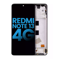 Xiaomi Redmi Note 13 4G Frontcover + Lcd (OLED) + Touch Black Grade A+